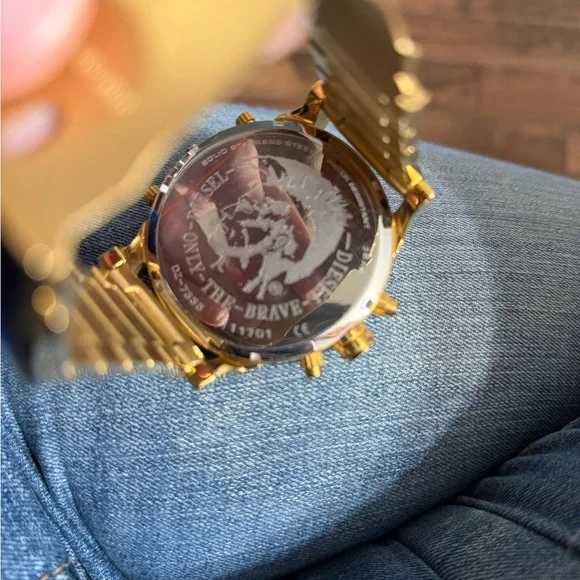 Diesel Gold and Black Multi-Dial Men's Watch - Picture 3 of 13